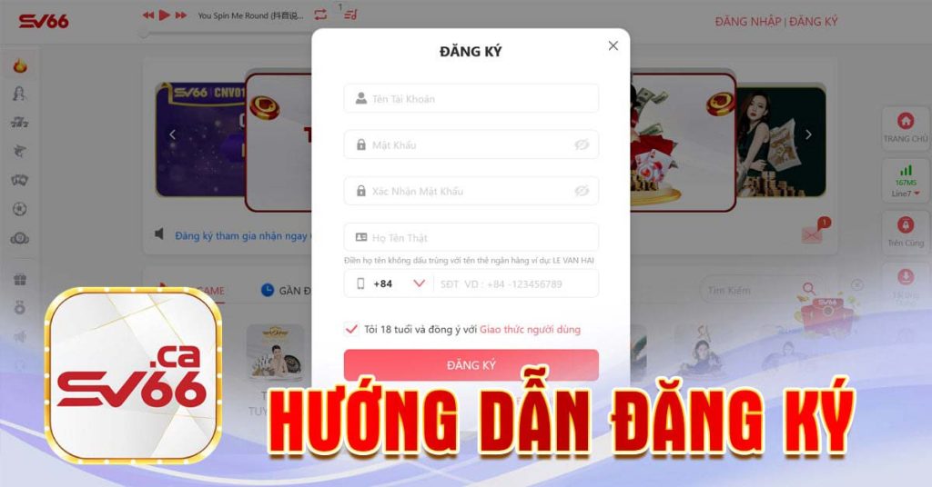 Hướng dẫn đăng ký SV66